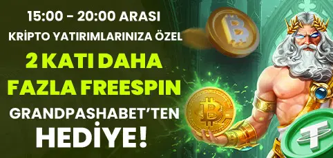 GRANDPASHABET'TEN 2X FREESPIN HEDİYE!
